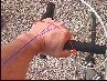 Hyperextension cubitale des mains sur le guidon
